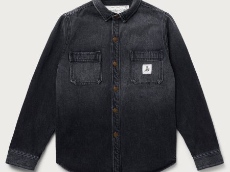 Denim Overshirt | Black Discount