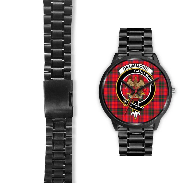 Drummond Modern Clan Badge Tartan Black Watch For Sale