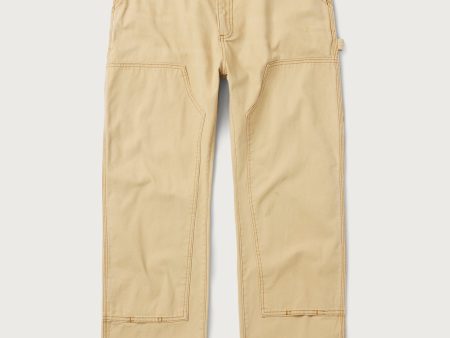 Canvas Double Knee Work Pant | Tan For Discount