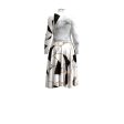 Abstract Marble Dress Online Sale