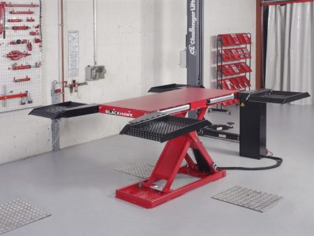 Electric-hydraulic scissor lift for car body shop STL50 BlackHawk on Sale