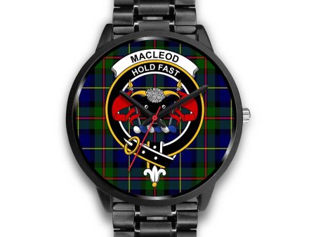 MacLeod Clan Badge Tartan Black Watch Hot on Sale