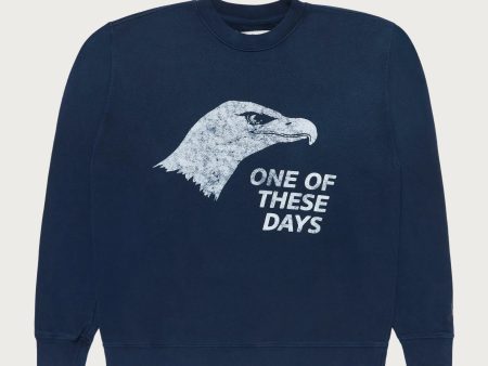 Postal Crewneck Sweatshirt | Navy Online