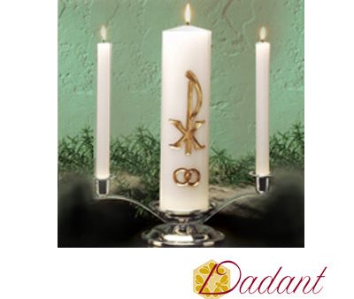 Wedding Unity Candle Set: Elegant Gold Supply