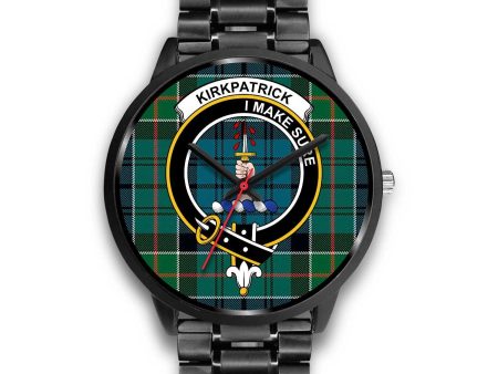 Kirkpatrick Clan Badge Tartan Black Watch Hot on Sale