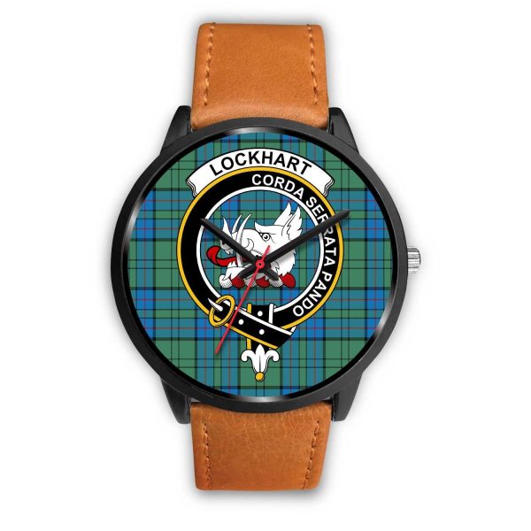 Lockhart Clan Badge Tartan Black Watch Discount