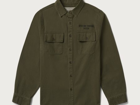 Country Men Military Jacket | Olive Online