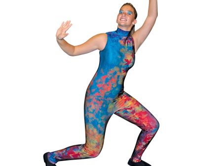 Autumn Watercolor Unitard on Sale