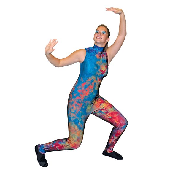 Autumn Watercolor Unitard on Sale