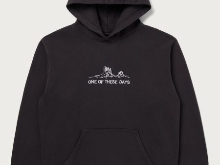 Counting Every Second Hooded Sweatshirt | Black Hot on Sale