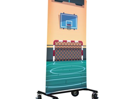 Cartoon Gymnasium I-Frame Backdrop Online now