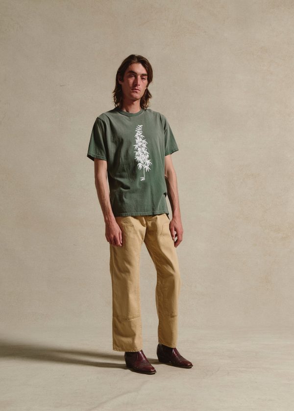 More Peace, More Freedom Tee | Washed Forest Green Online Hot Sale