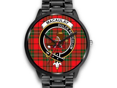 MacAulay Modern Clan Badge Tartan Black Watch Online Hot Sale