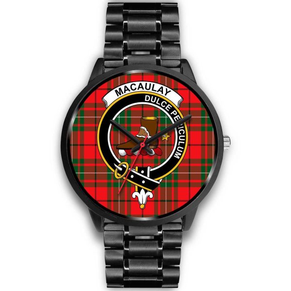 MacAulay Modern Clan Badge Tartan Black Watch Online Hot Sale