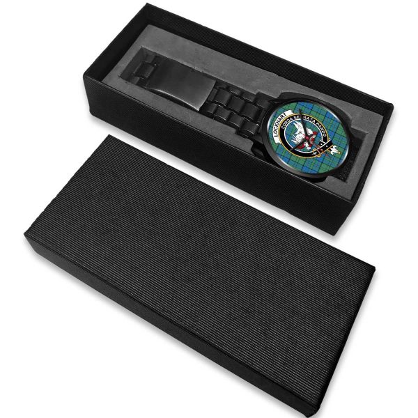 Lockhart Clan Badge Tartan Black Watch Discount