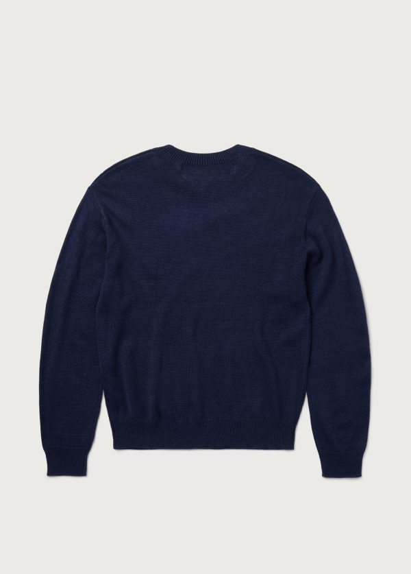 Running Horse Knit Sweater | Navy Supply