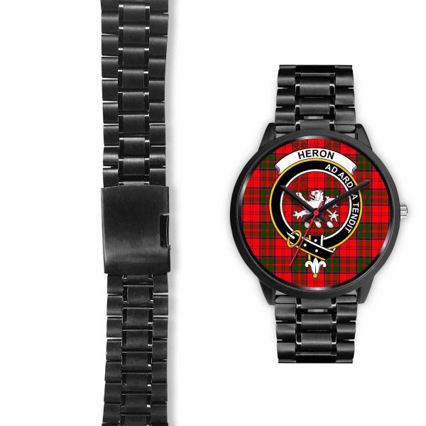 Heron Clan Badge Tartan Black Watch Supply