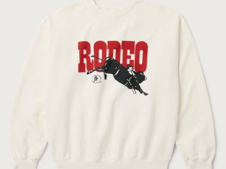 Go Rodeo Crewneck | Bone Hot on Sale