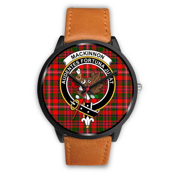 MacKinnon Modern Clan Badge Tartan Black Watch For Cheap