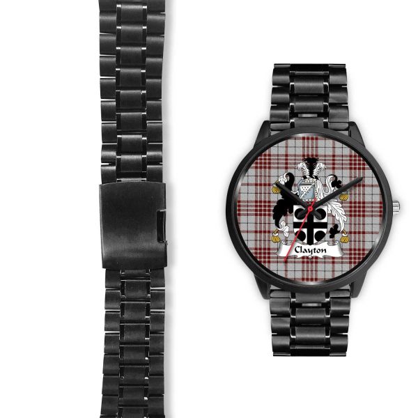 Clayton Clan Badge Tartan Black Watch For Cheap