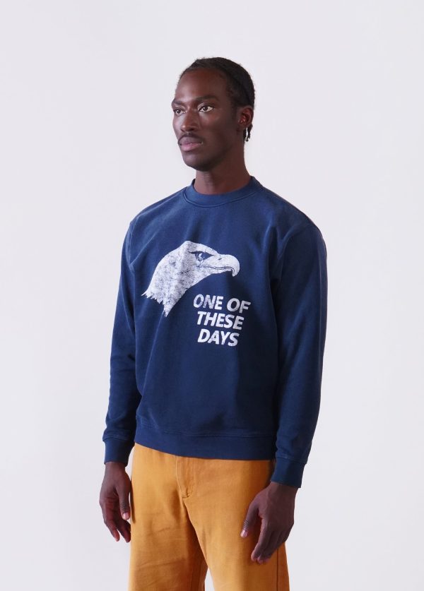 Postal Crewneck Sweatshirt | Navy Online