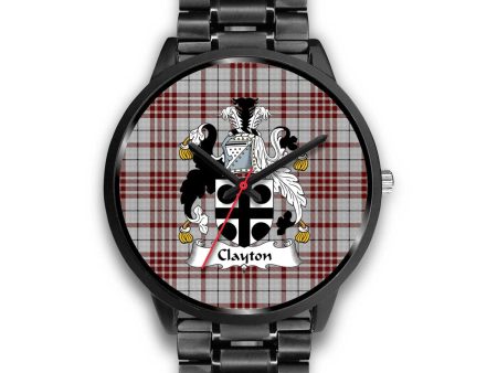 Clayton Clan Badge Tartan Black Watch For Cheap