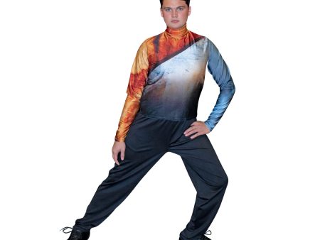 Abstract Rust Core Performance Top Fashion