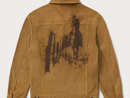 Along The Fence Trucker Jacket | Tobacco Suede Sale