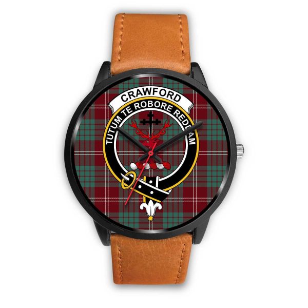 Crawford Modern Clan Badge Tartan Black Watch on Sale