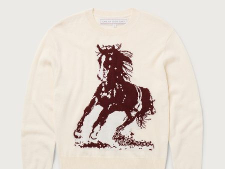 Running Horse Knit Sweater | Oatmeal Supply