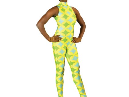 Yellow Groovy Unitard Fashion