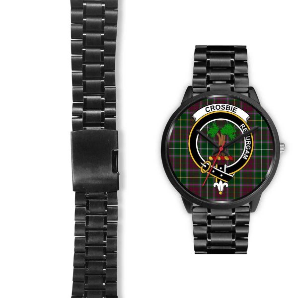 Crosbie Clan Badge Tartan Black Watch Online Sale