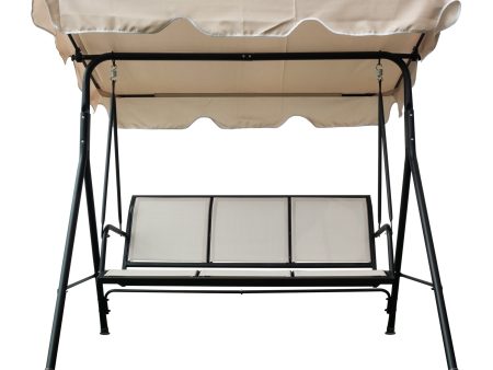 Upland 3-Seater Outdoor Adjustable Canopy Porch Swing Cheap