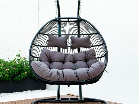 FOLDING DOUBLE SWING CHAIR w CUSHION Supply