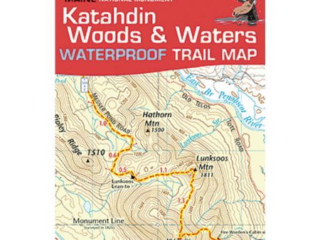 New England: Katahdin Woods & Waters Map Online Sale